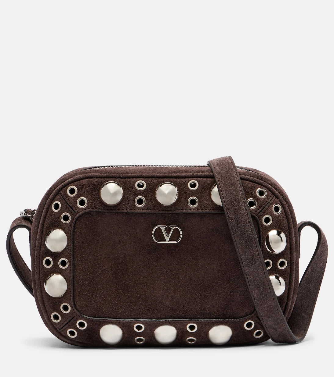 Valentino Garavani - Nellcôte Small suede crossbody bag
