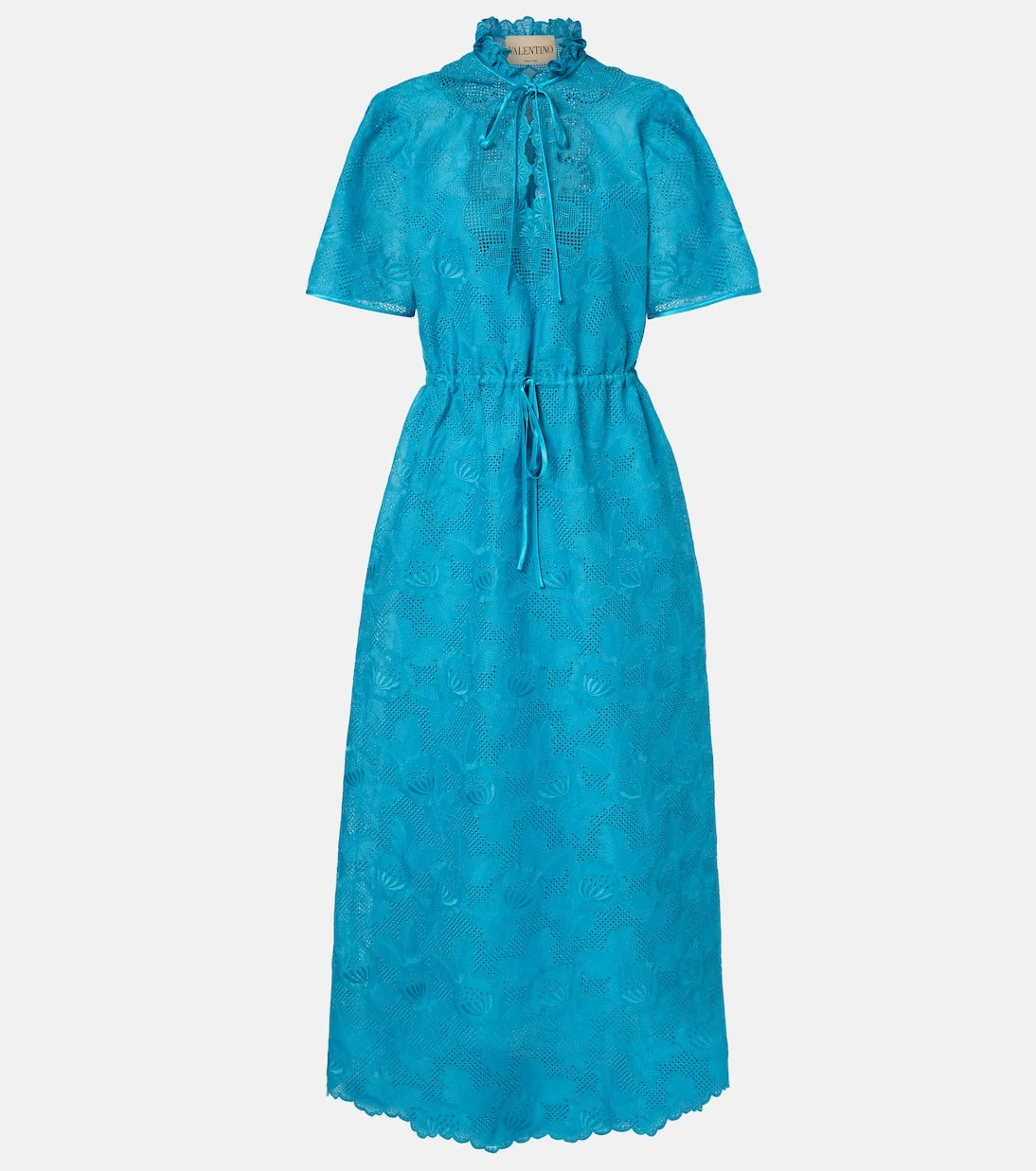Valentino - Cotton lace maxi dress