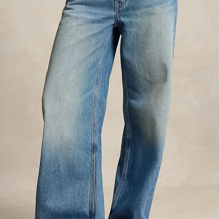 Polo Ralph Lauren wide leg kadın kot pantolon