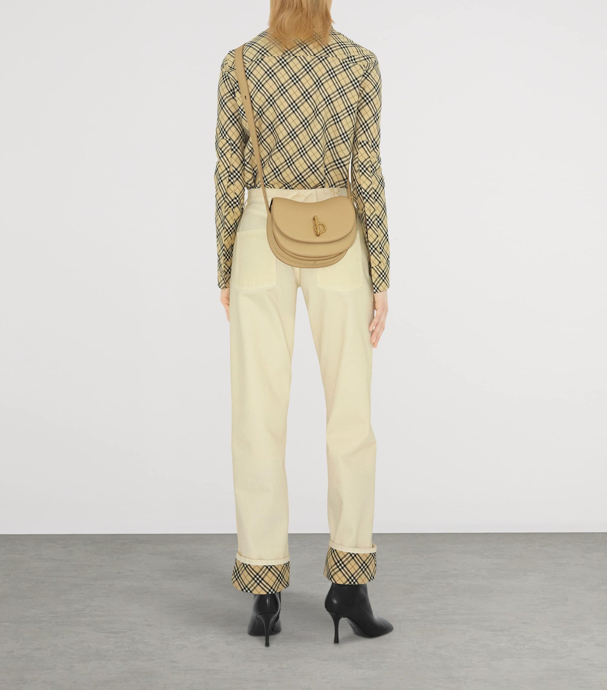 Burberry Beige Small Rocking Horse Shoulder Bag