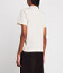 Jacquemus Beige Cotton Grosgrain Logo T-Shirt