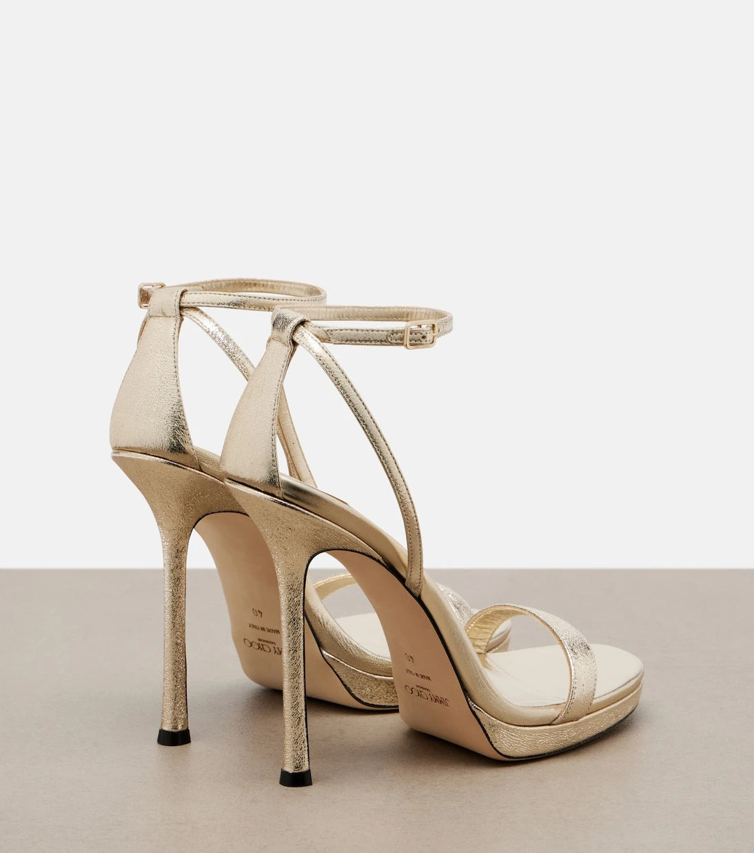 Jimmy Choo - Moza leather platform sandals