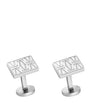 Cartier Sterling Silver Double C Cufflinks