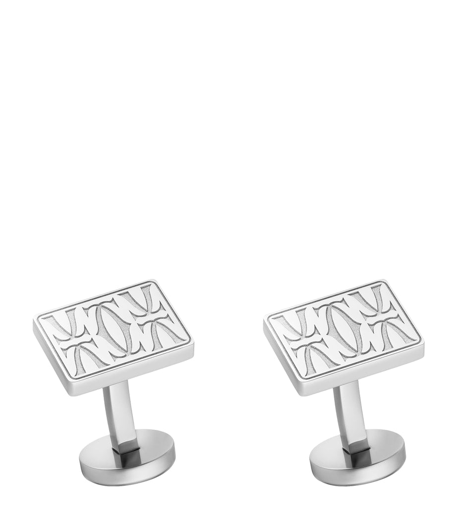 Cartier Sterling Silver Double C Cufflinks