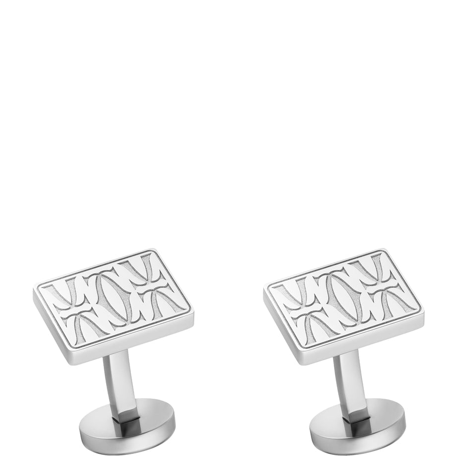 Cartier Sterling Silver Double C Cufflinks