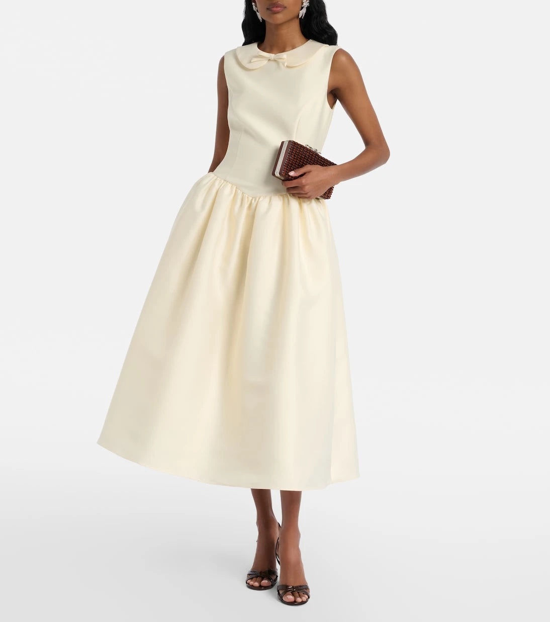Self-Portrait - Taffeta midi dress