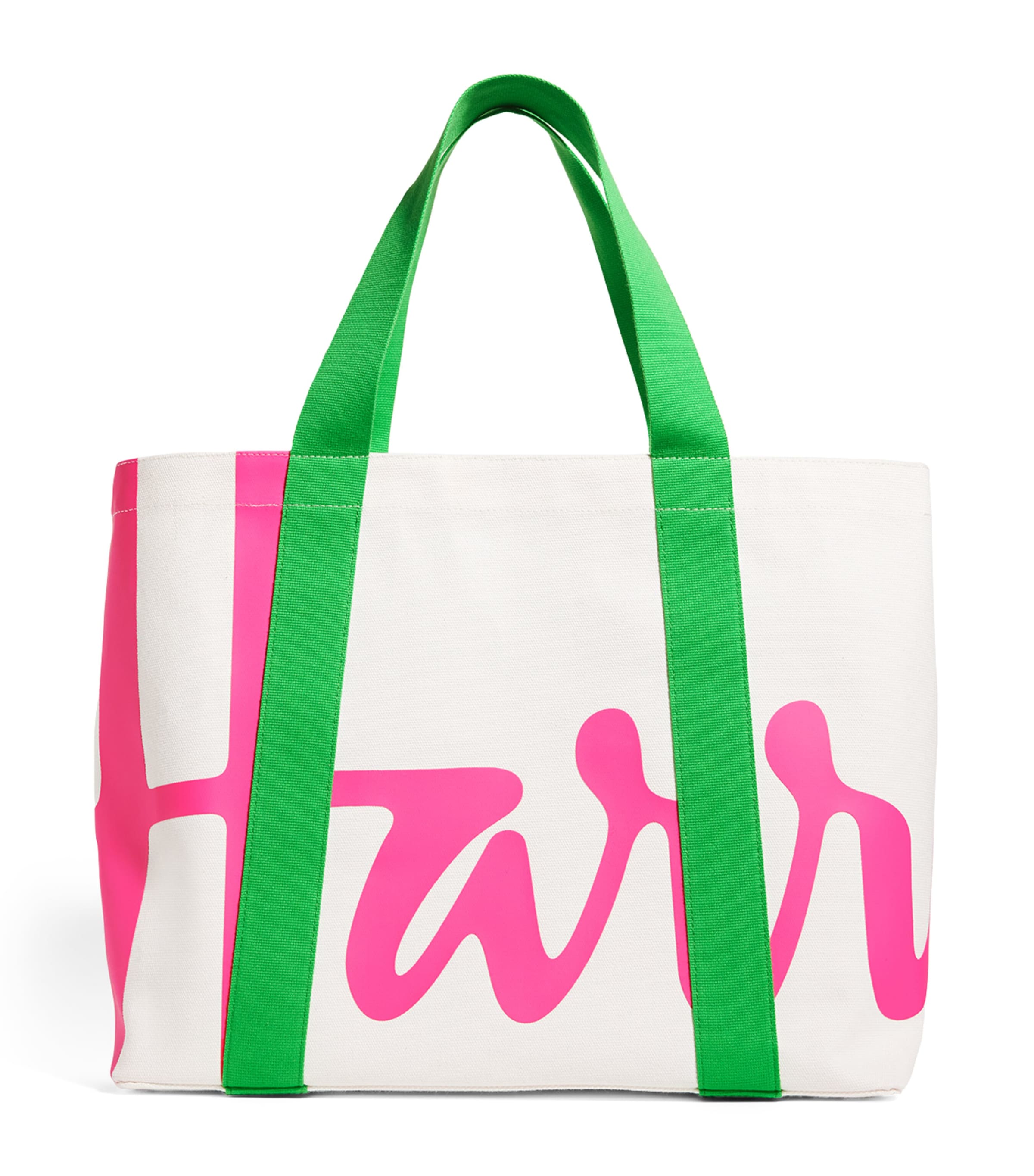 Medium Cotton Logo Tote Bag PINK