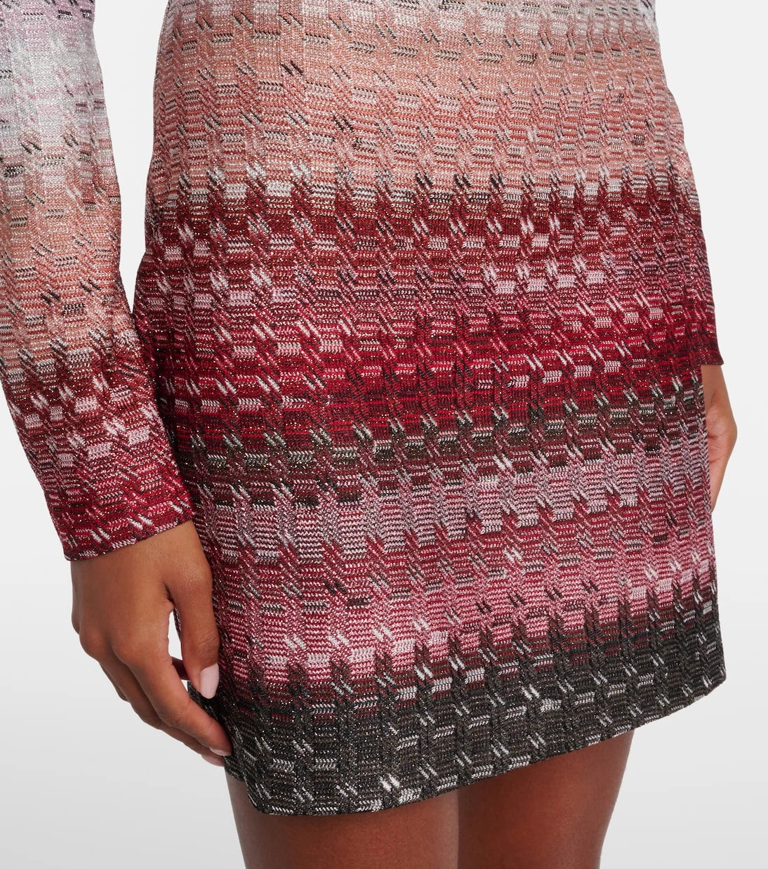 Missoni - Zigzag lamé minidress
