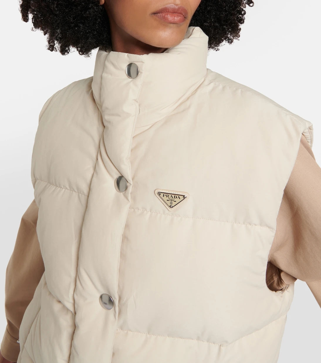 Prada - Embellished down vest