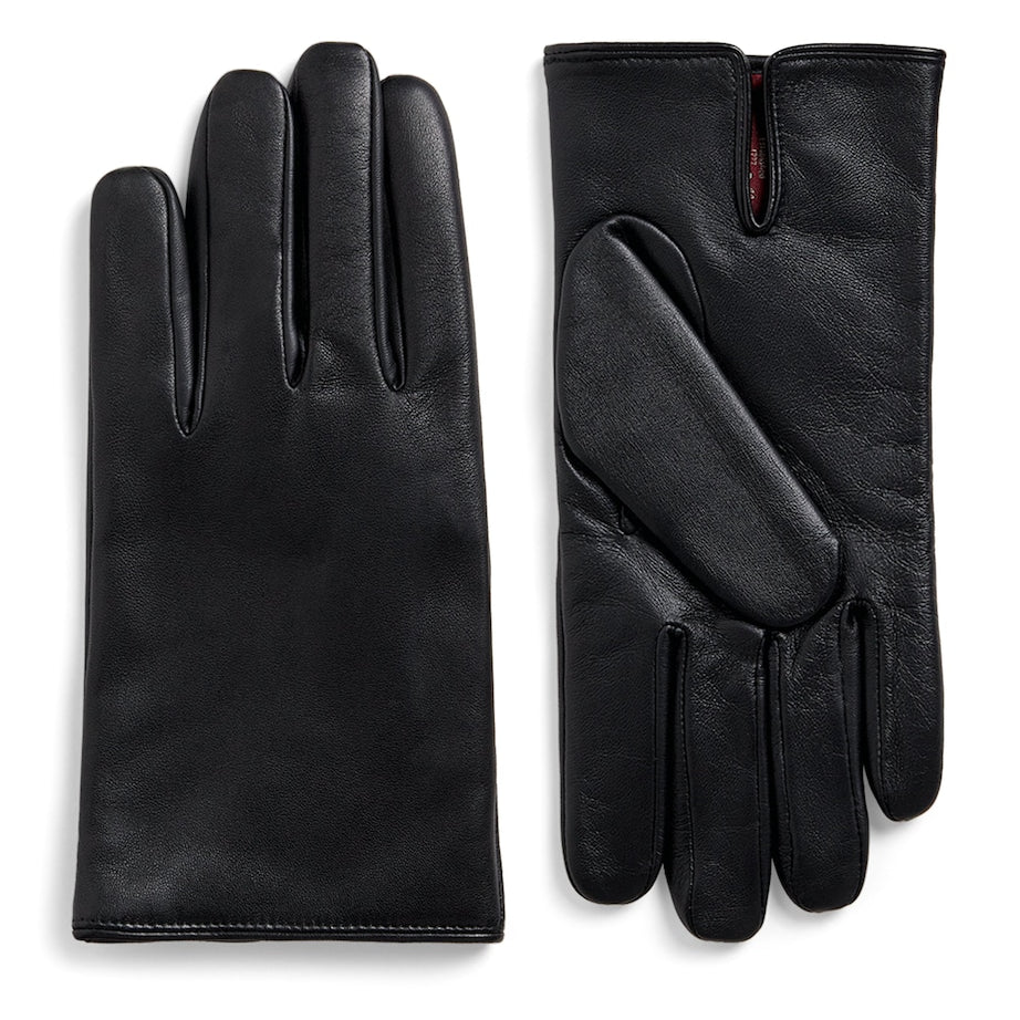 Leather Cashmere-Lined Abercairney Gloves