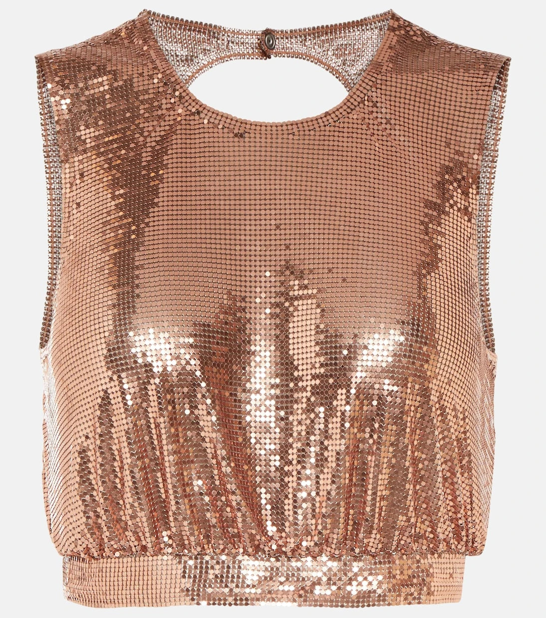 Rabanne - Metallic mesh top