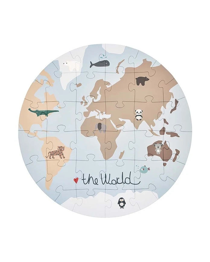 OYOY The World 32 Parça Puzzle