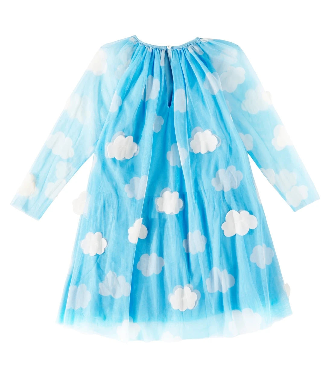 Stella McCartney Kids - Appliqué printed tulle dress