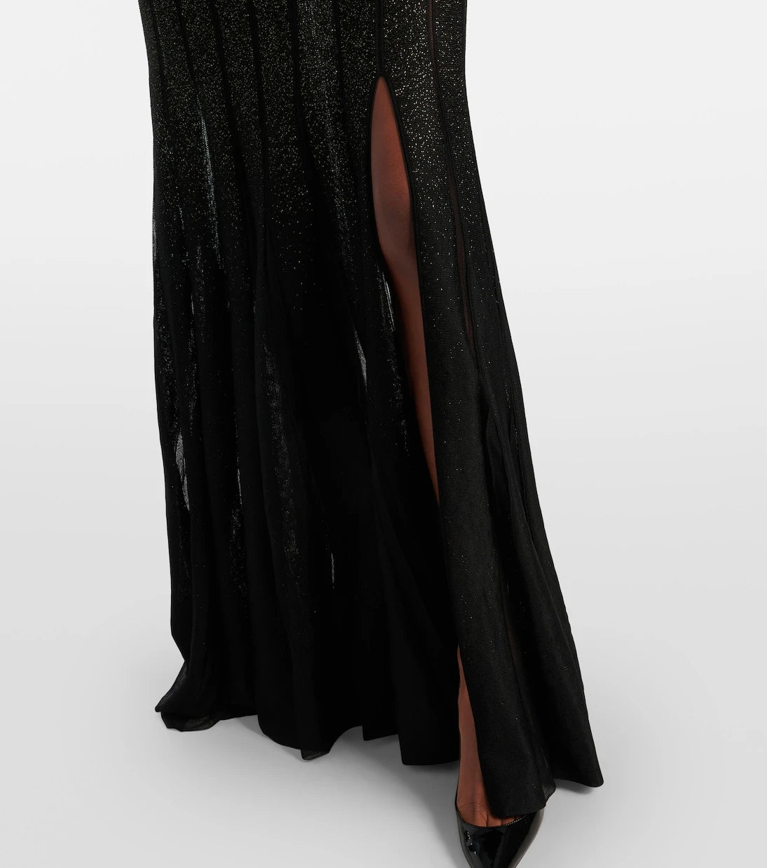 Roberto Cavalli - Glitter pleated gown