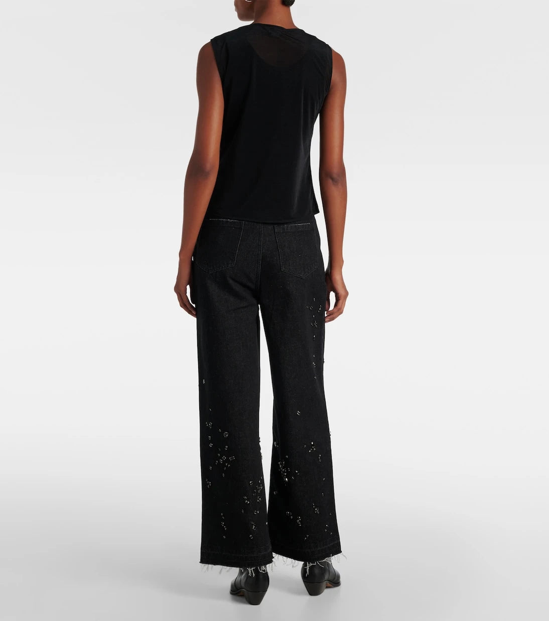 Xu Zhi - Beaded mesh top