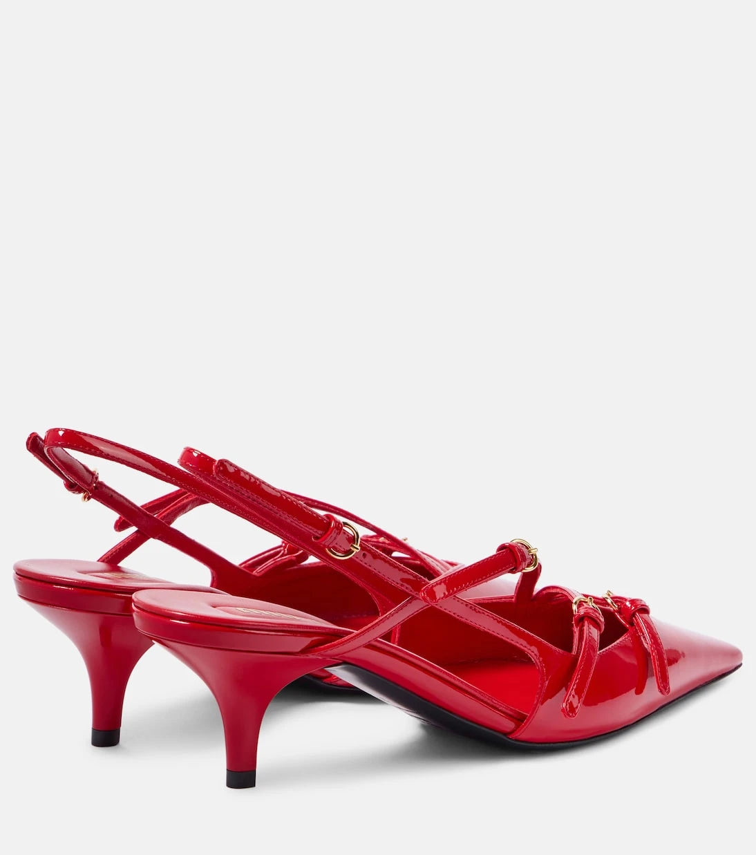 Miu Miu - Patent leather slingback pumps