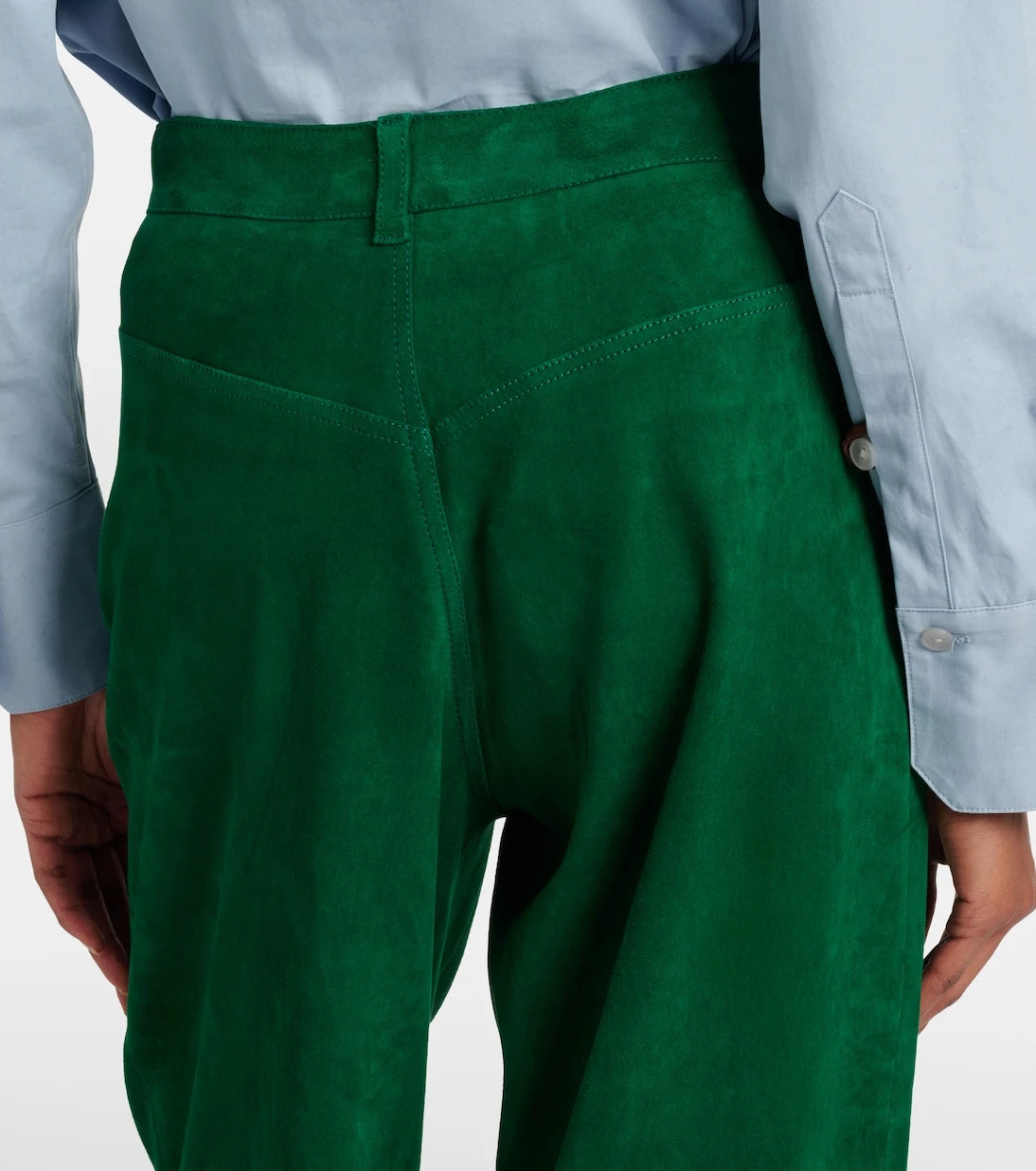 Stouls - Mytheo suede wide-leg pants