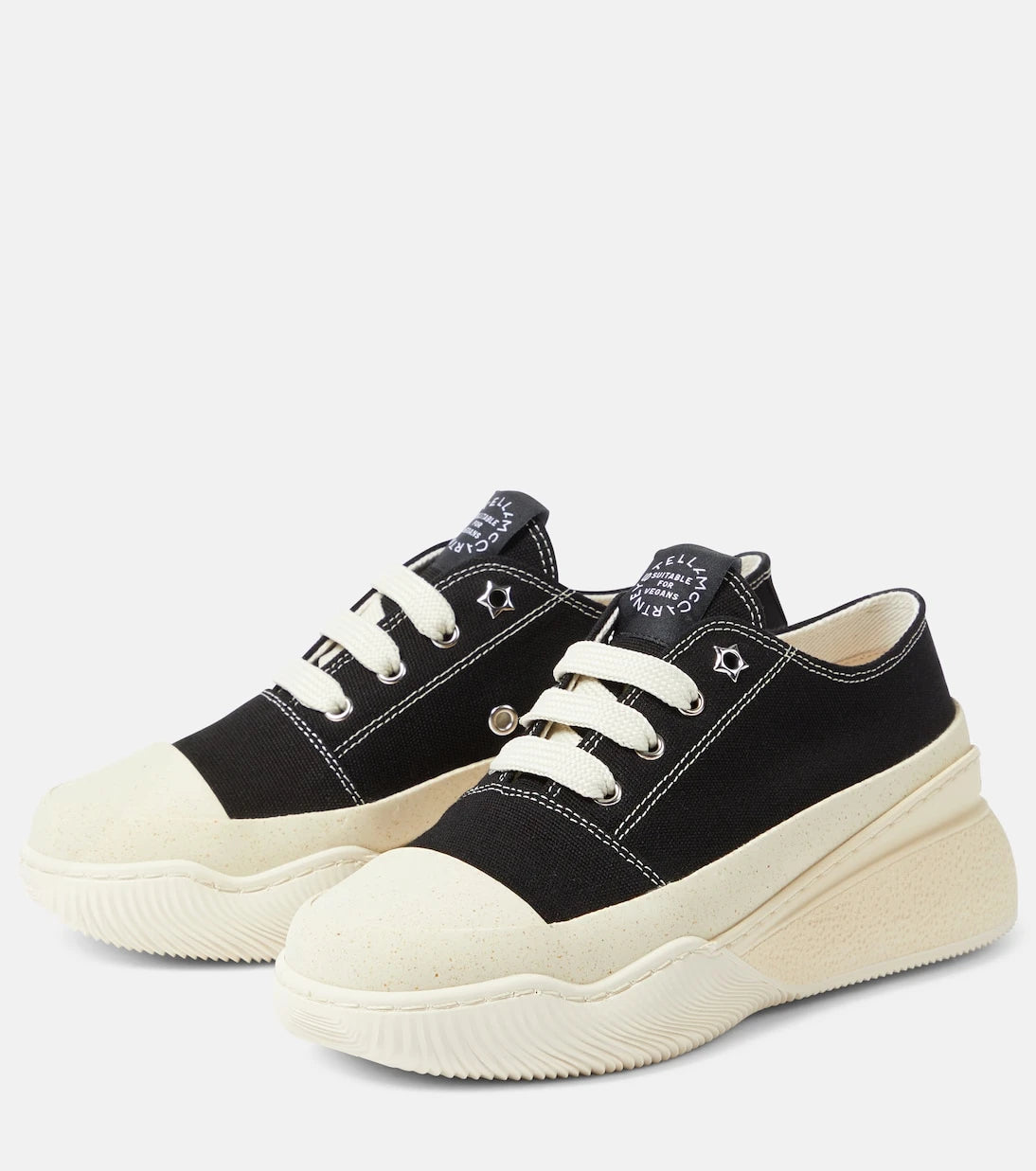 Stella McCartney - Loop canvas low-top sneakers
