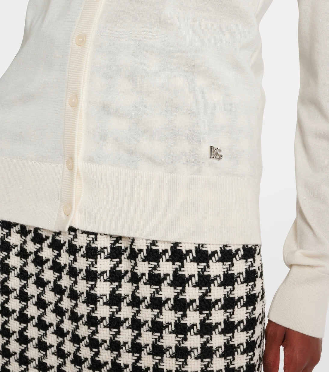 Dolce&Gabbana - DG cashmere and silk cardigan