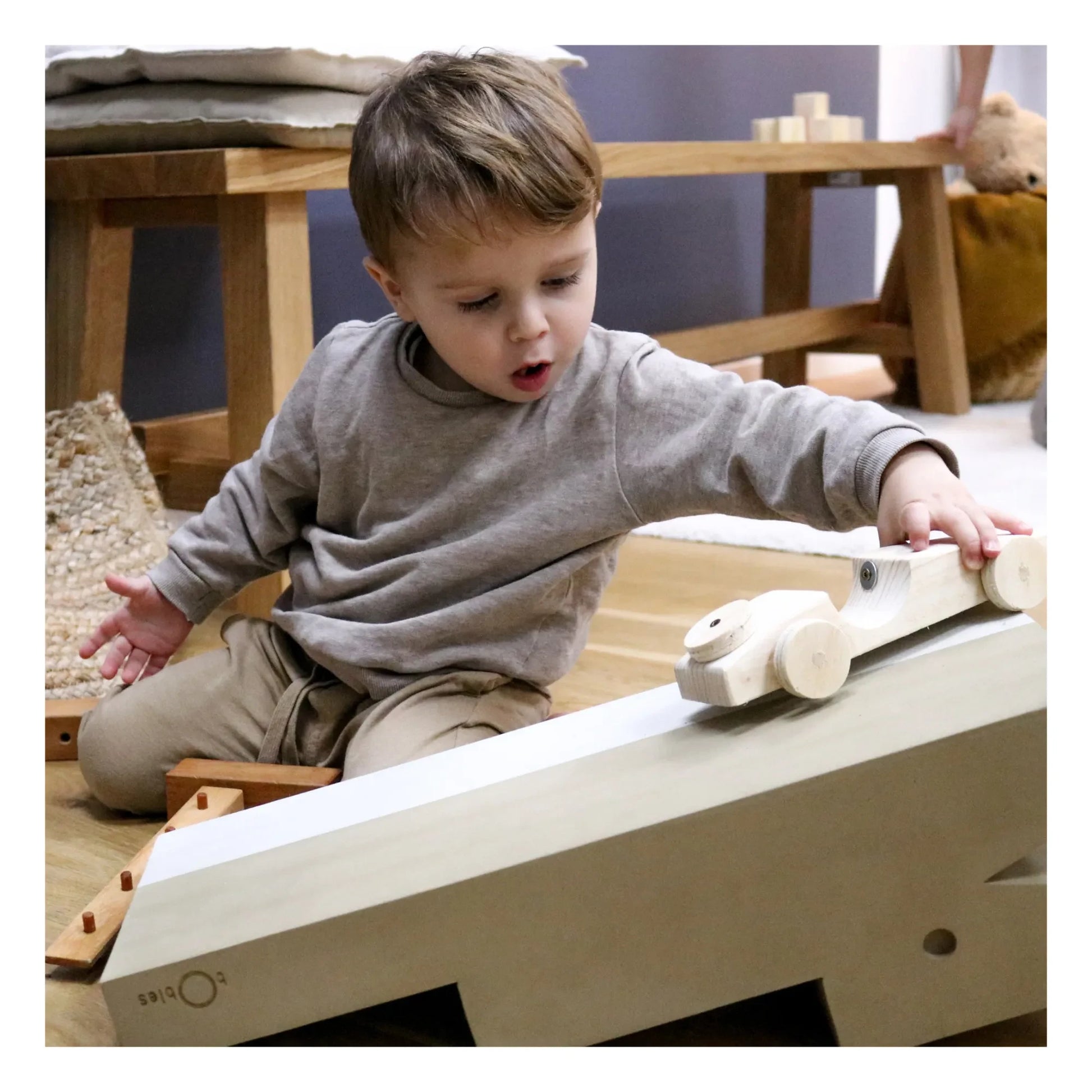 BObles - Crocodile EVA Tumbling Furniture | Grey