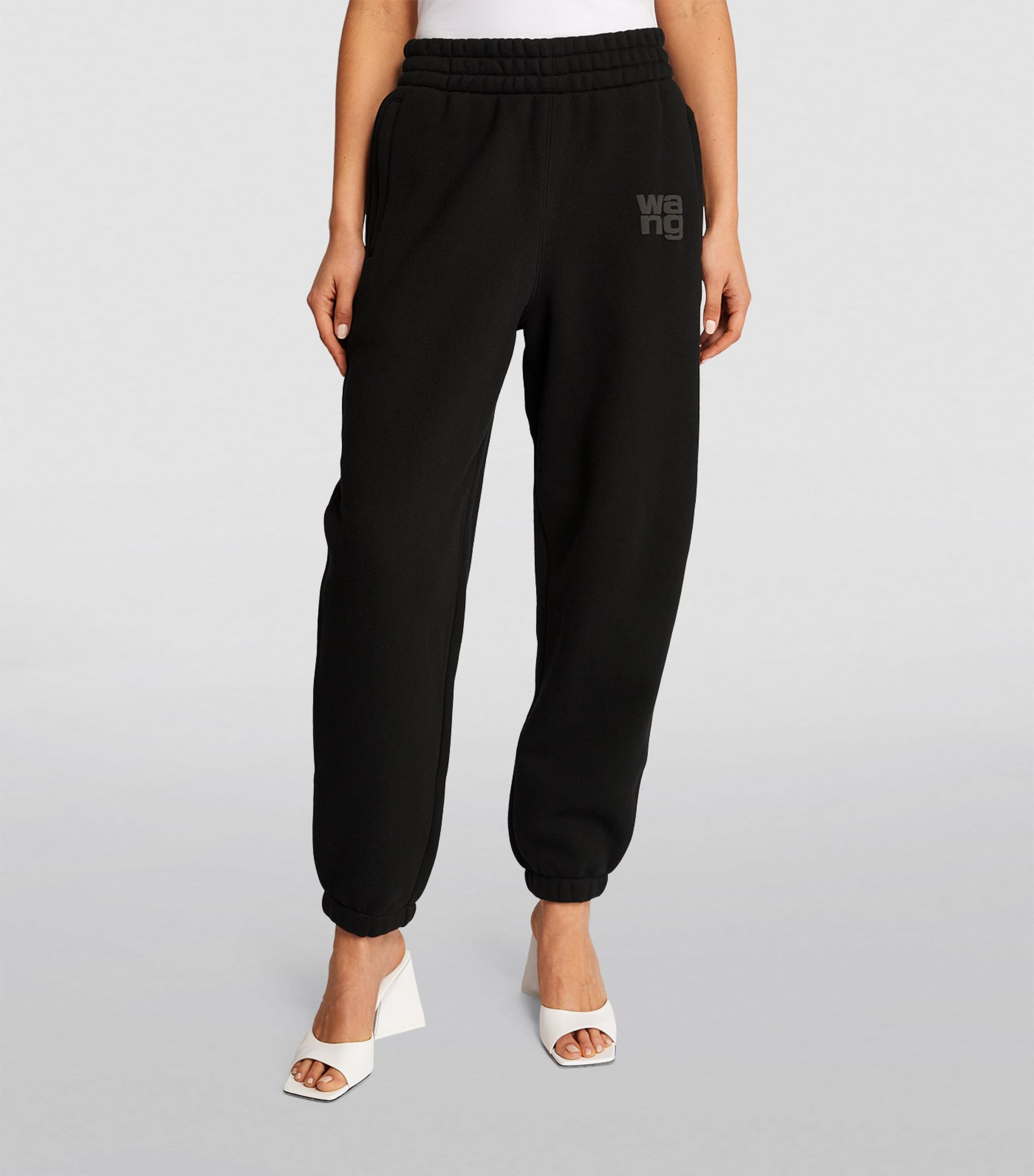 Alexander Wang Black Logo Sweatpants