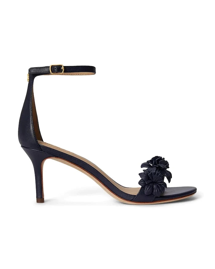Lauren Ralph Lauren Topuklu Deri Sandalet Allie M Flwr