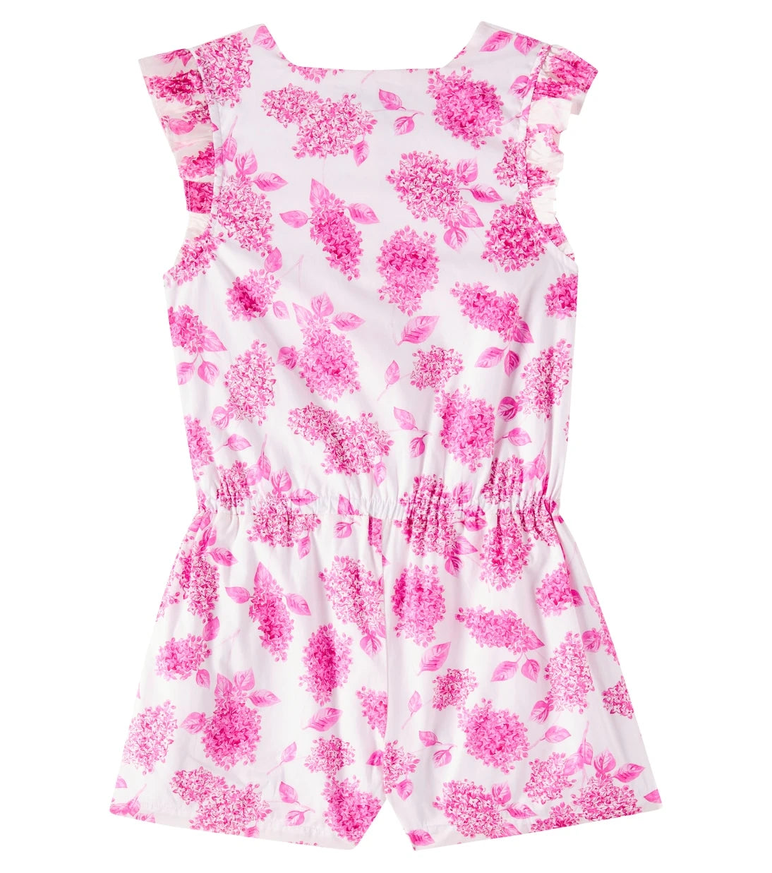 Tartine et Chocolat - Floral ruffled cotton playsuit