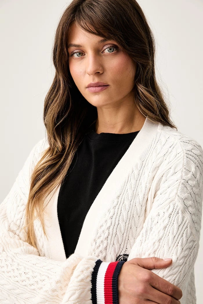 Tommy Jeans kadın pamuklu yelek