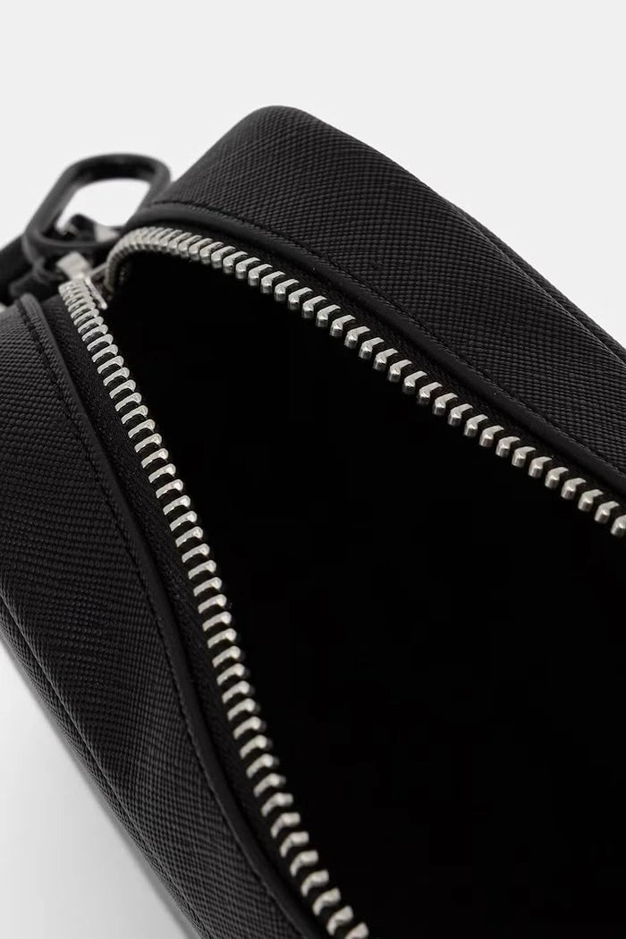Karl Lagerfeld Jeans erkek suni deri omuz çantası