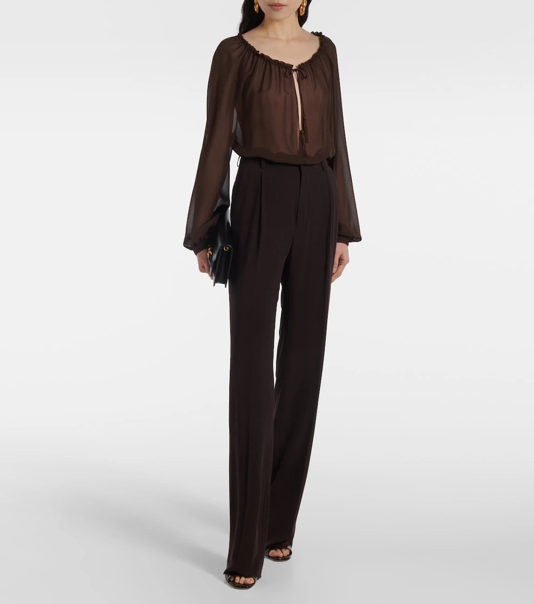 Tom Ford - Sheer silk georgette blouse