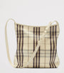 Burberry Small Canvas Highlands Shoulder Bag