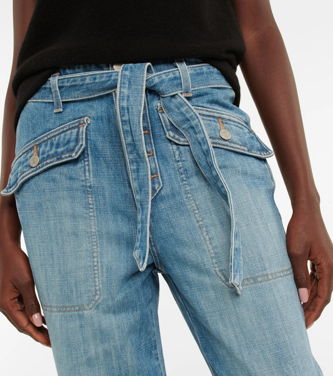 Veronica Beard - Rinley high-rise cropped jeans