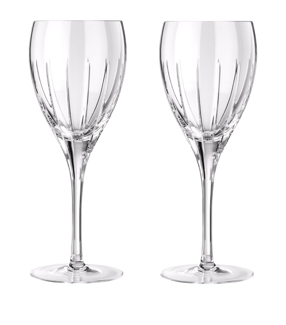 Christofle Set of 2 Iriana Crystal Red Wine Glasses (190ml)