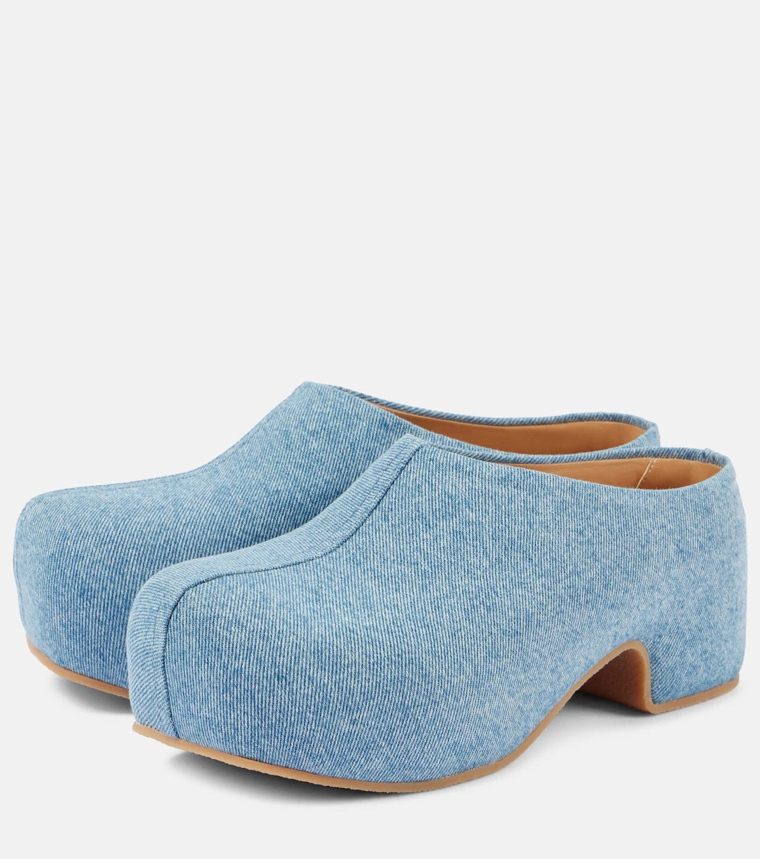 Dries Van Noten - Denim clogs
