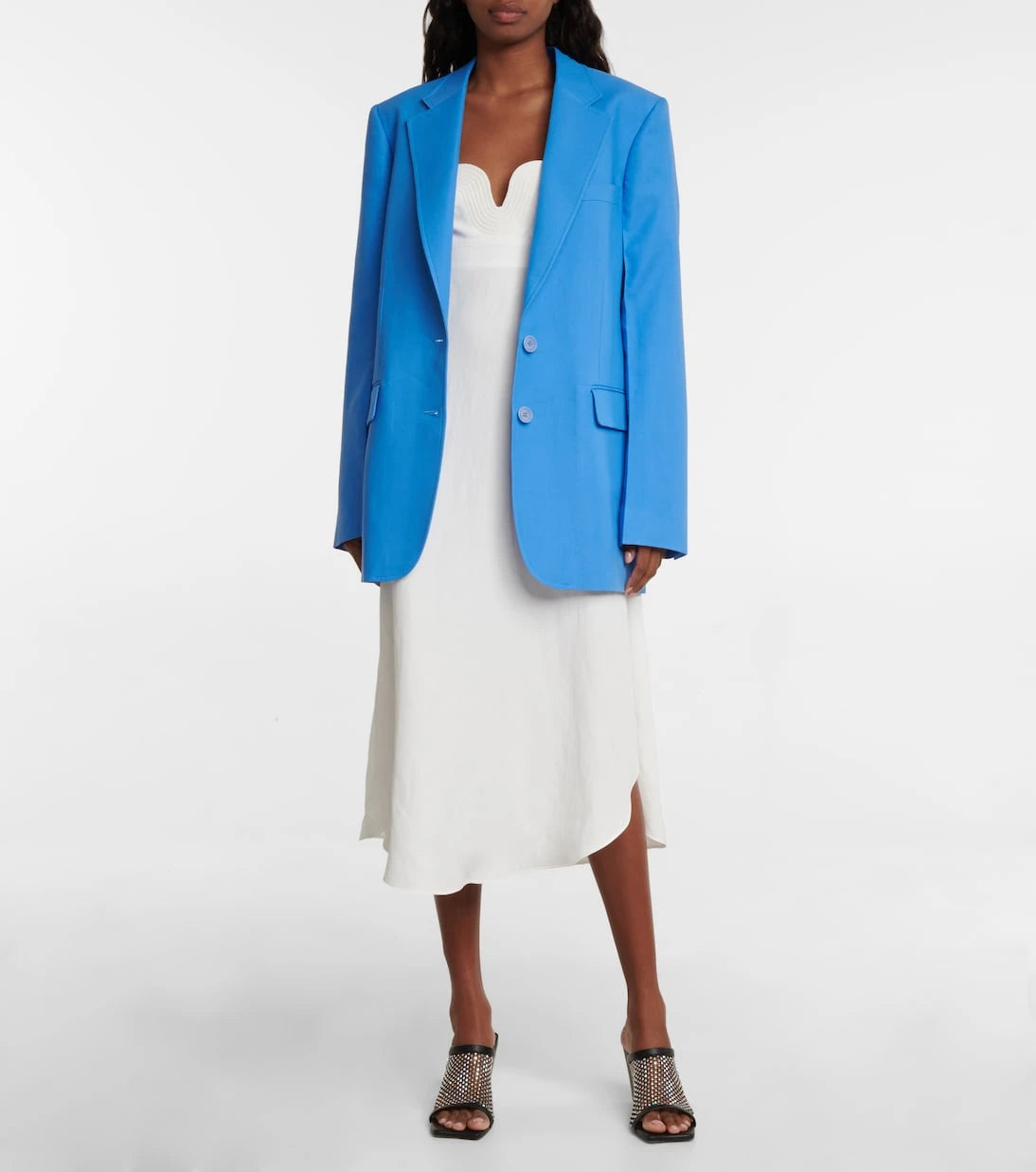 Stella McCartney - Single-breasted twill blazer