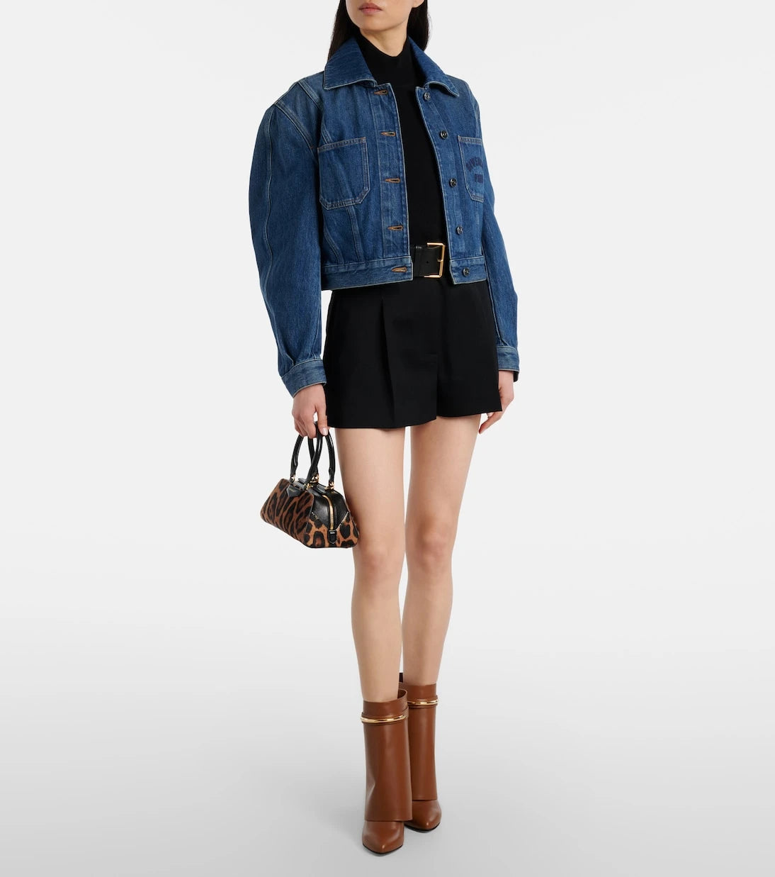 Givenchy - Shark leather mid-calf boots