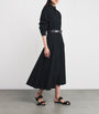 Polo Ralph Lauren Black Cotton Midi Shirt Dress