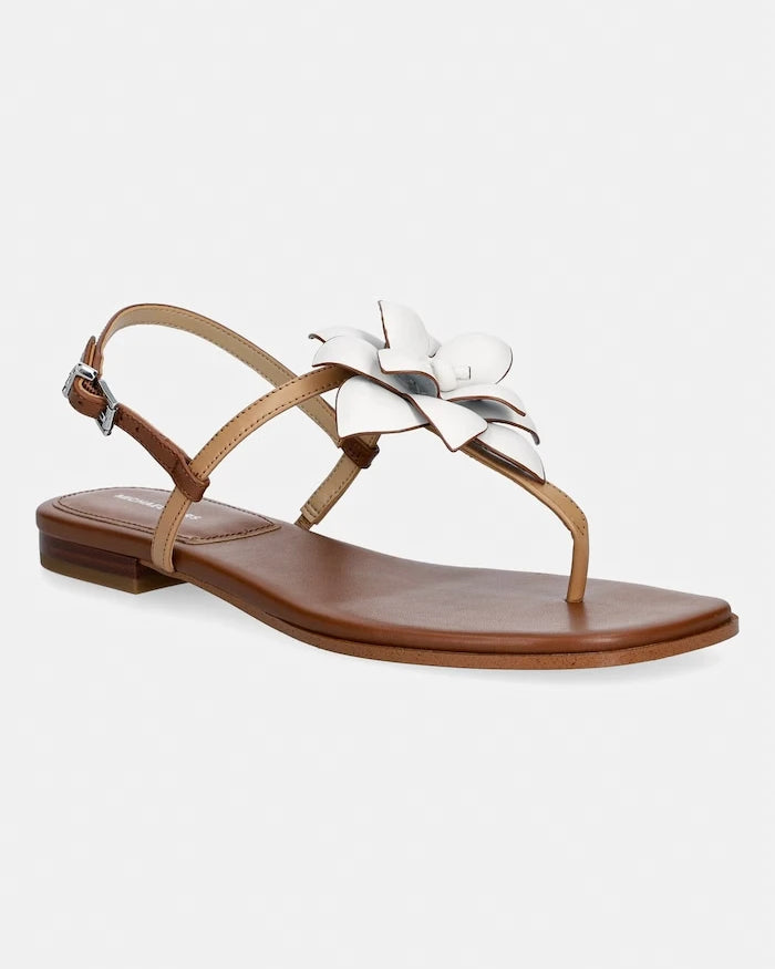 MICHAEL Michael Kors Kadın Deri Sandalet Jacie Thong Sandal