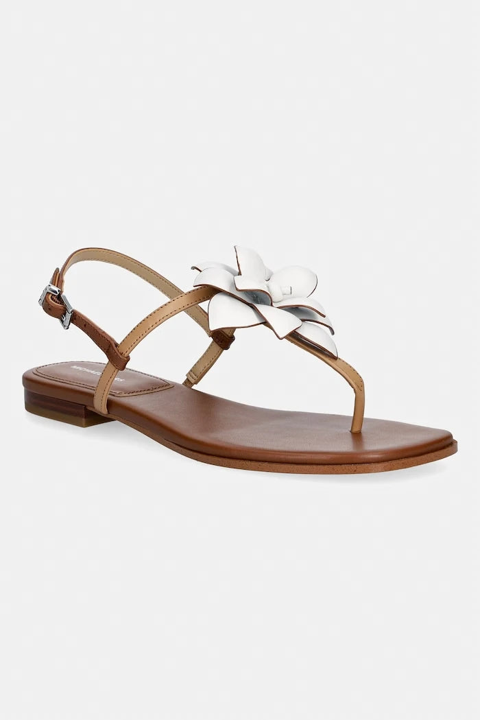 MICHAEL Michael Kors сандали дамски от кожа Jacie Thong Sandal