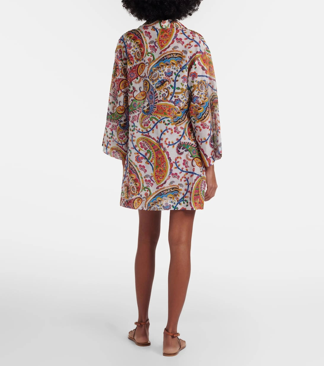 Etro - Printed cotton and silk tunic