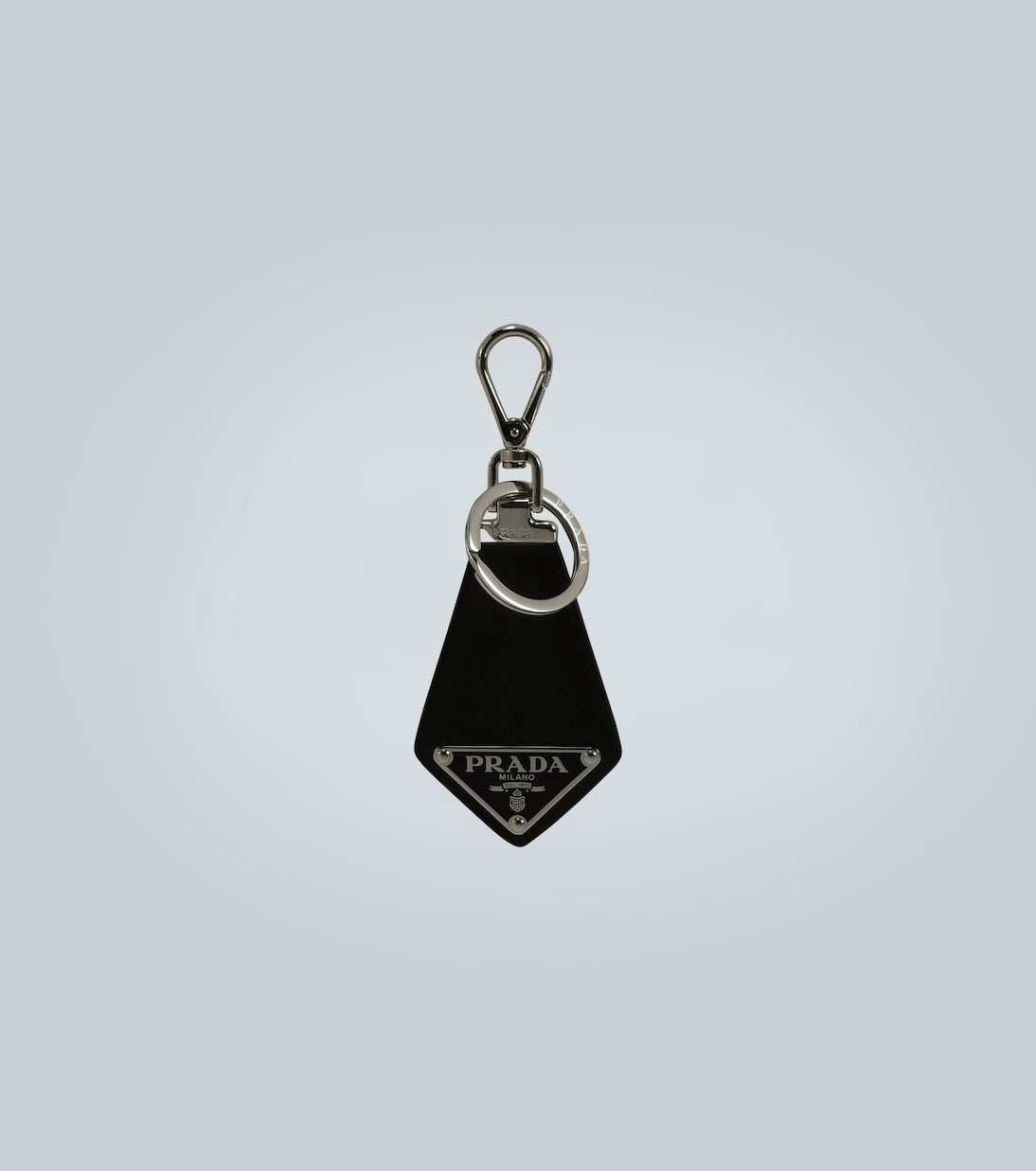 Prada - Leather key ring with logo