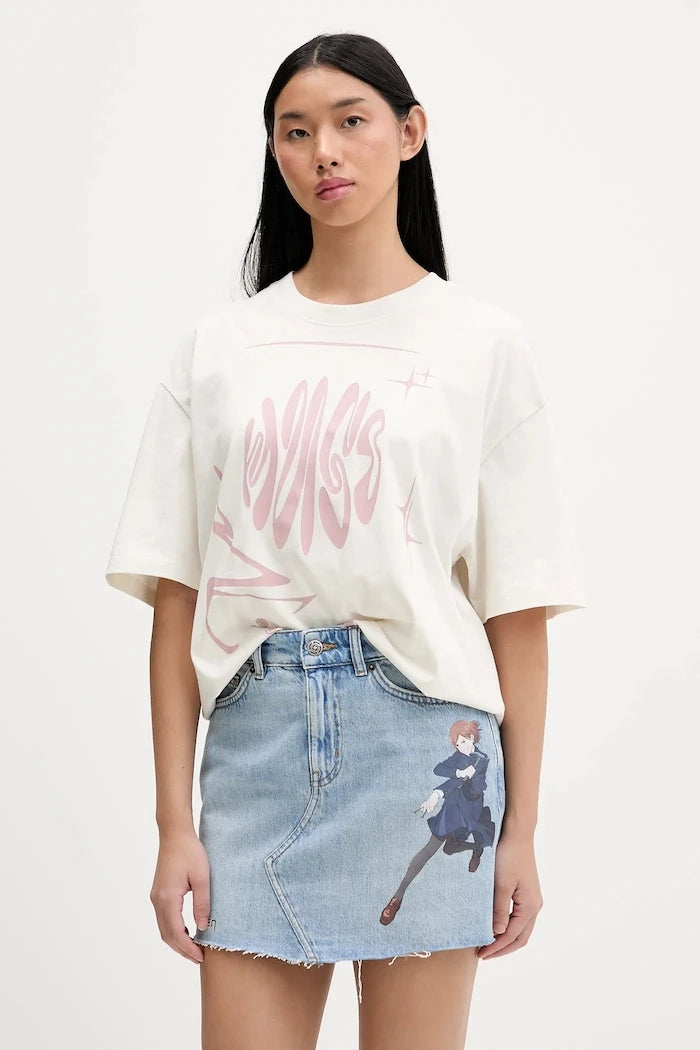 Памучна тениска Hugo Blue Oversized_Tee_B_8