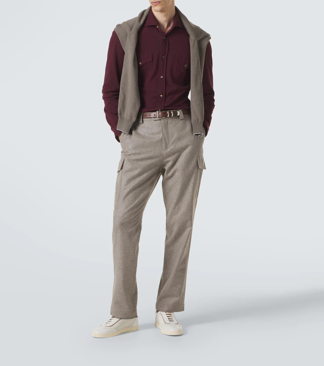 Brunello Cucinelli - Cotton piqué shirt