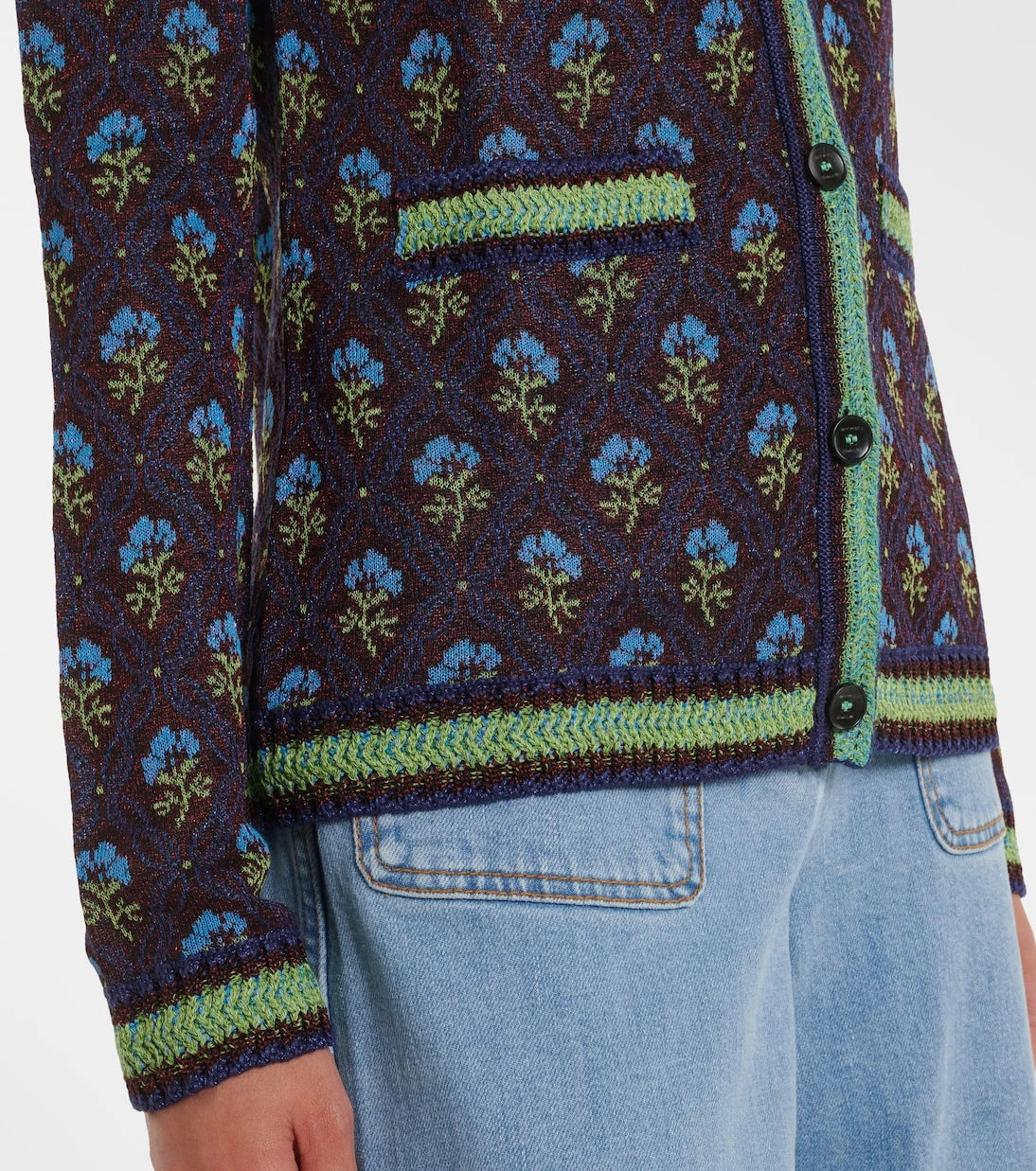 Etro - Floral jacquard cardigan