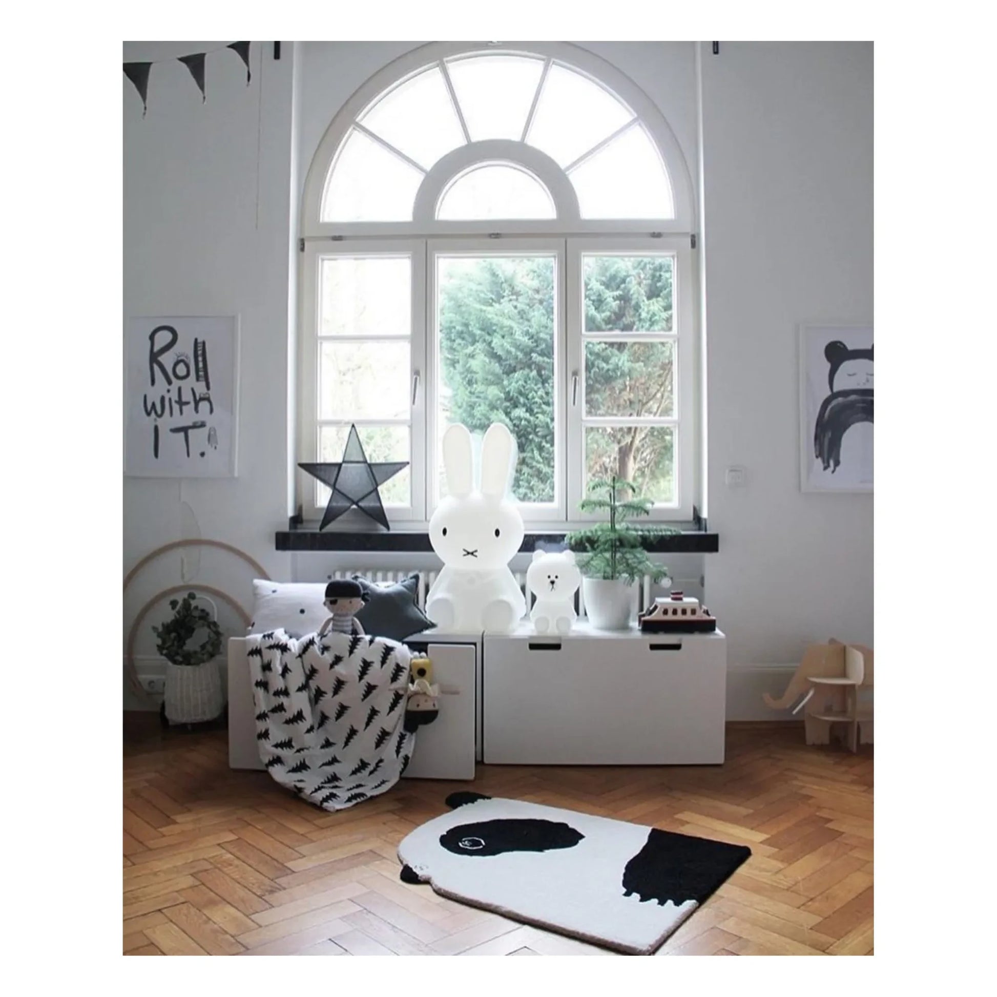 EO - Panda Woolen Rug