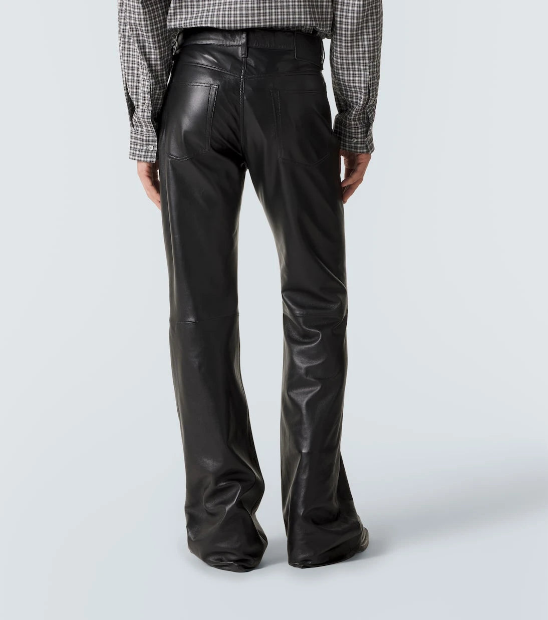 Acne Studios - Leather flared pants