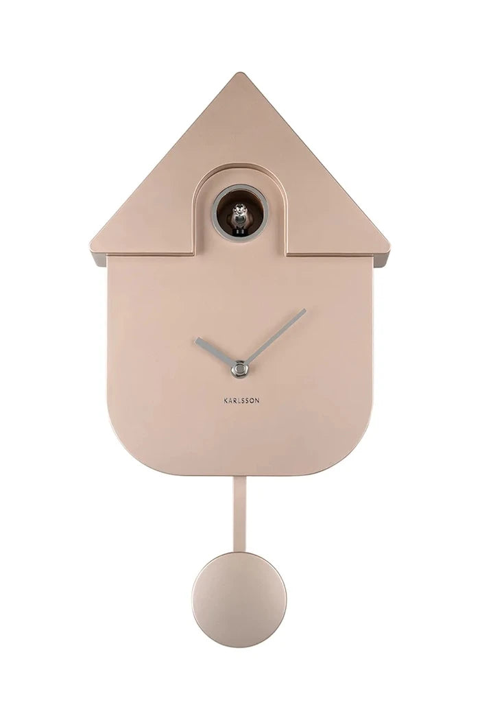 Часовник с кукувичка Karlsson Modern Cuckoo Metallic