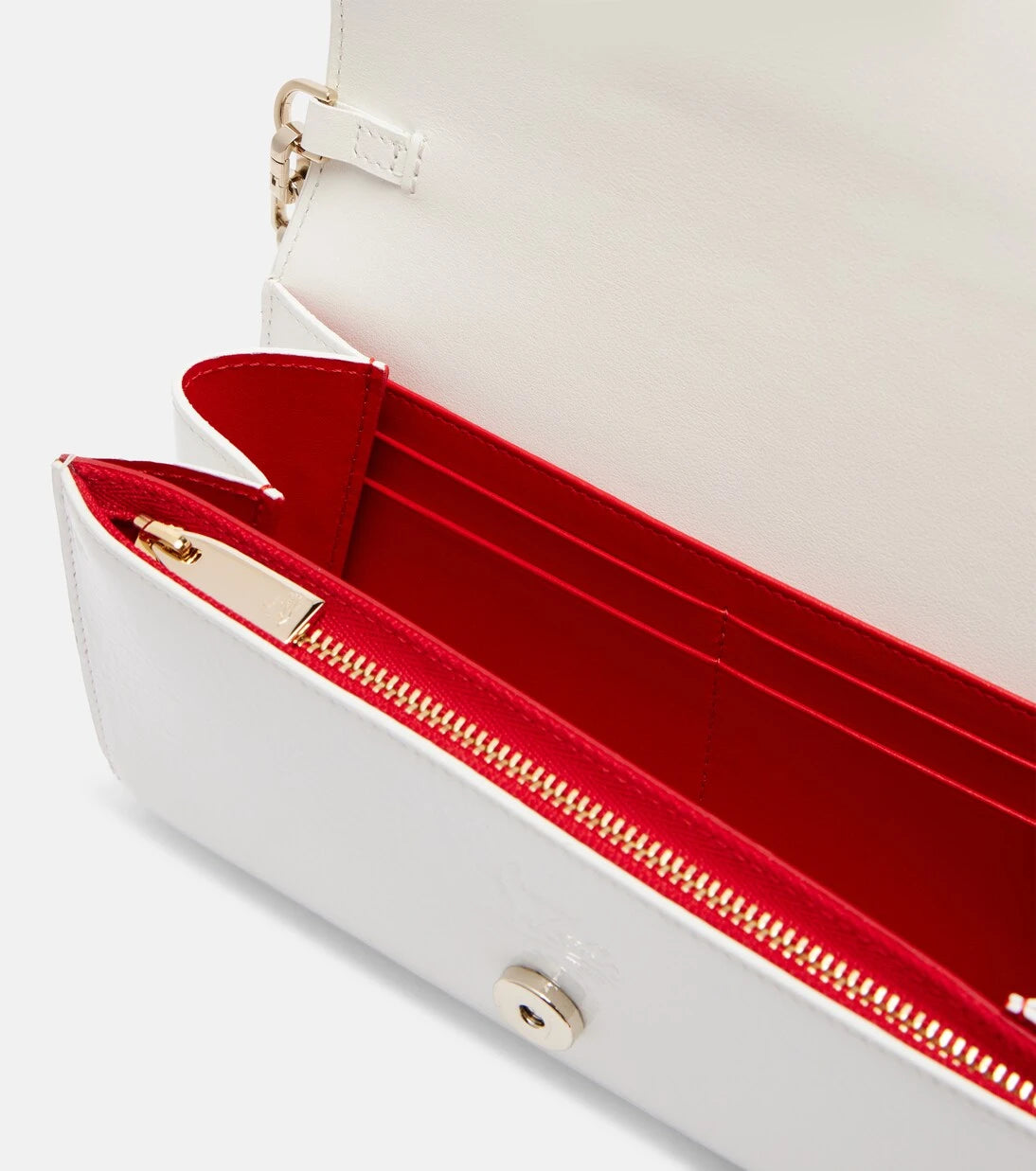 Christian Louboutin - Loubi54 leather clutch