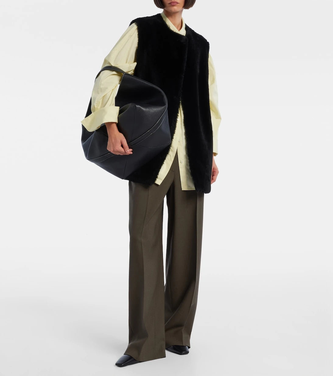 Toteme - Belted leather tote bag