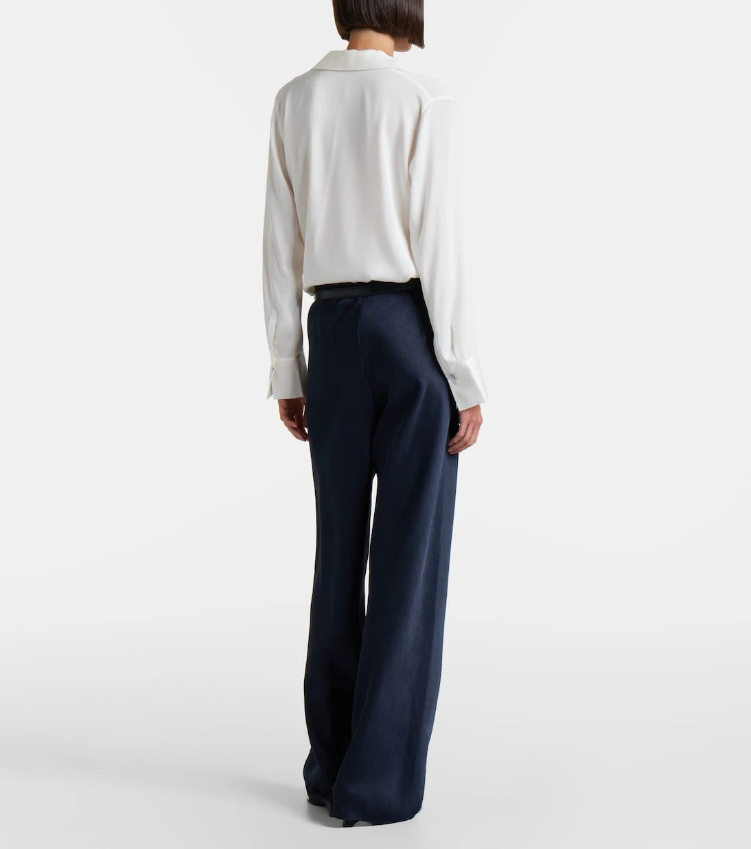 Vince - Colette satin wide-leg pants